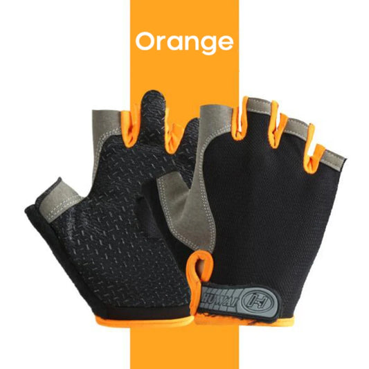Half Finger Outdoor Cycling Anti Slip Anti Sweat Men Women Half Finger Gloves Breathable Anti Shock Sports Gloves Beauty World Shop