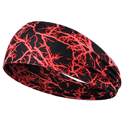 Sports Sweatband Hairband Women's Headwear Anti-Sweat Gym Fitness Sweat Guide Antiperspirant Band Running Headband Beauty World Shop