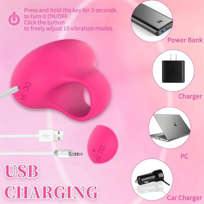 Pocket Mini Ring Face and Eye Massager Portable USB Charging Waterproof Face Eyes Body Relieve Fatigue Facial Skin Care Tools Beauty World Shop
