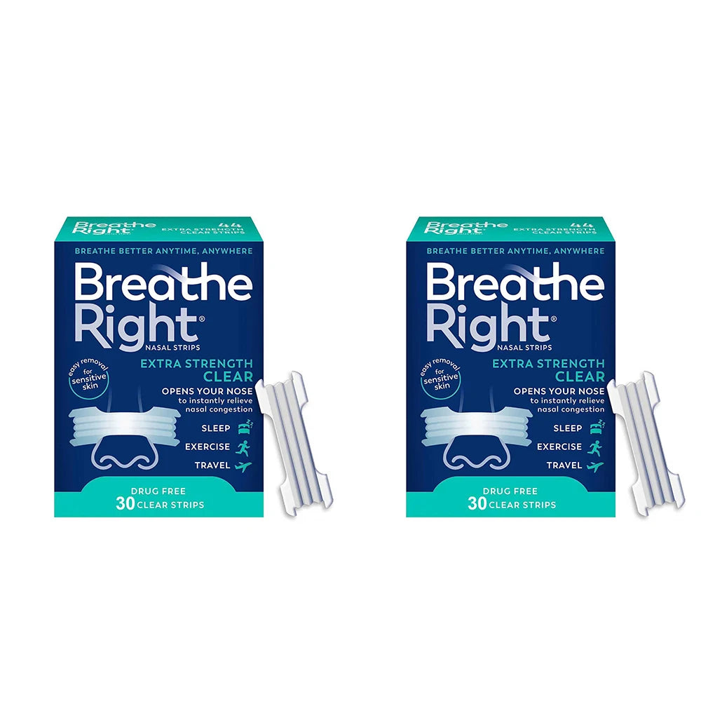 30/60/90 Pcs Anti-Snoring Nose Strips Sleep Nasal Strips for Improved Air Intake Exercise & Sleep Quality Breath Strips Beauty World Shop