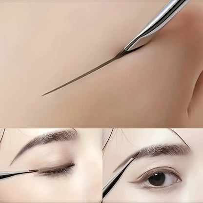 Eye Shadow Brush Ultra Thin Sickle Diagonal Makeup Brush Horizontal Silkworm Brush Eyebrow Brush Beauty World Shop