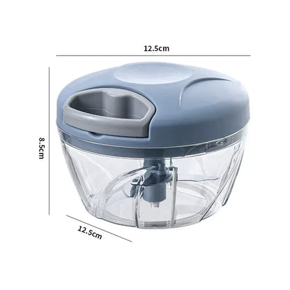 Crusher Vegetable Onion Cutter Kitchen Cooking Accessories 500/900ML Manual Meat Mincer Garlic Chopper Rotate GarlicPress Beauty World Shop