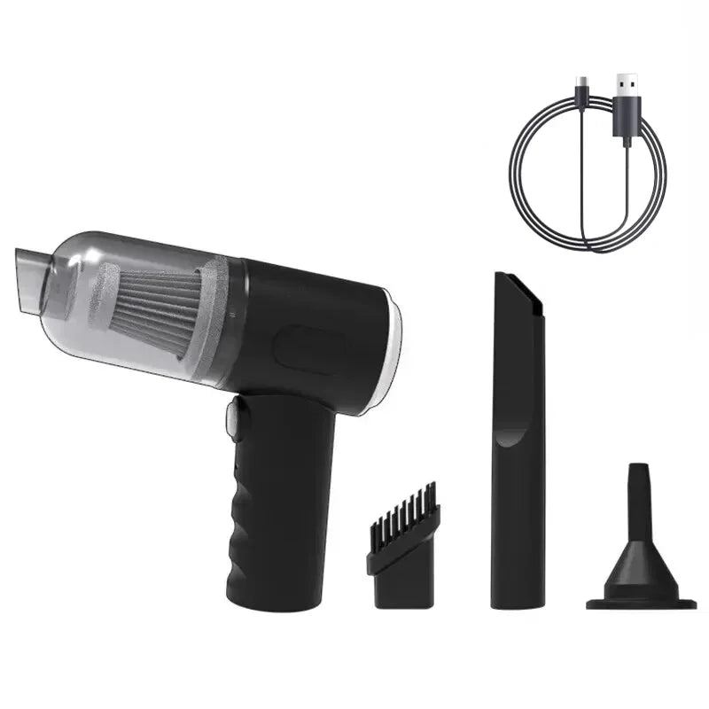 9000Pa Wireless Car Vacuum Cleaner USB Charging 1200mAh Portable Cleaning Appliance Mini Wet and Dry Vacuum Cleaner Household Beauty World Shop