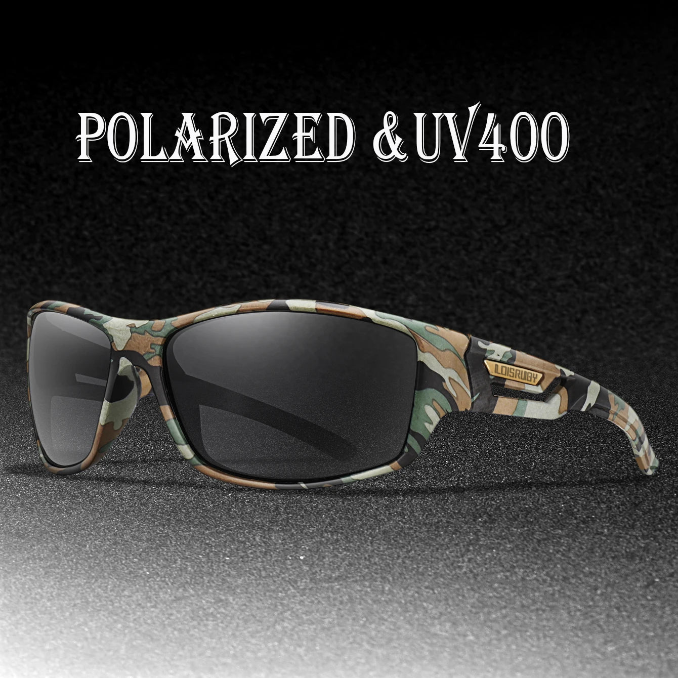 LOISRUBY Polarized Fishing Sunglasses Men Camouflage Driving Outdoor Sports Cycling Running Goggles UV400 Tackle Eyewear Beauty World Shop