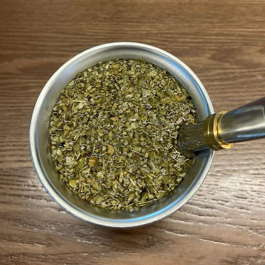 Yerba Mate Cup 304 Stainless Steel Double Wall 8oz Argentine Yerba Mate Gourd With Bombillas and Cleaning Brush Beauty Trend Shop