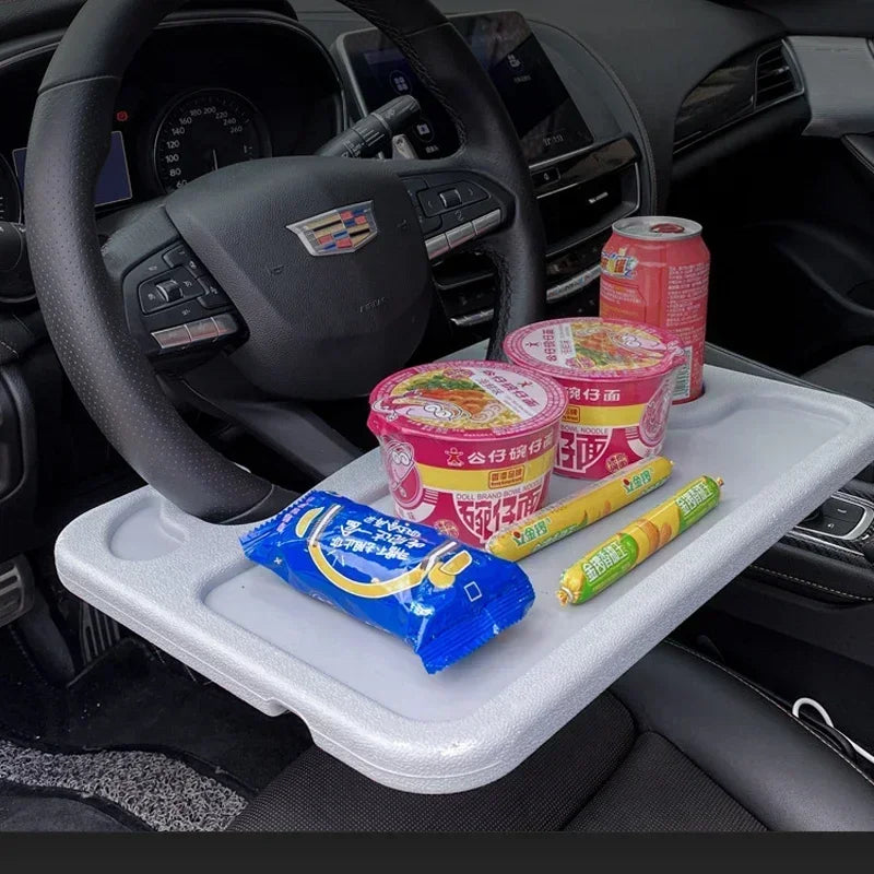 Portable Car Laptop Computer Desk Mount Stand Foldable Steering Wheel Dining Table Bracket Drink Food Coffee Tray Board Amagi Beauty World Shop