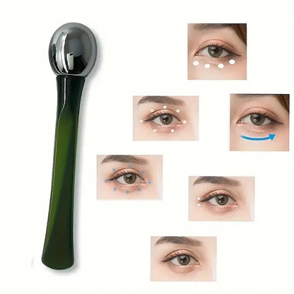 1pc Eye Roller Massage Stick Eye Cream Applicator Cosmetic Spatula Anti Wrinkle Facial Spoon Gold Alloy Face Thin Skin Care Tool Beauty World Shop