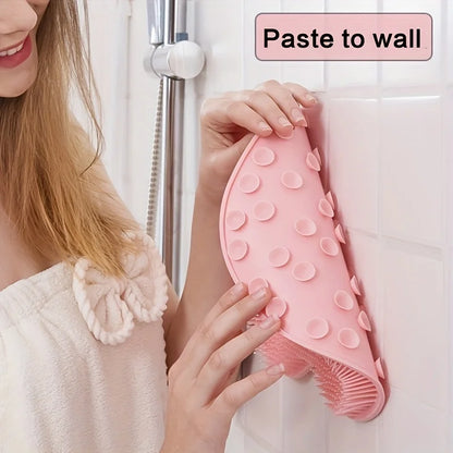 Exfoliating Foot Brush and Back Scrubber Anti-Slip Suction Cup - Deep Cleansing and Exfoliating Tool for Body Dirt Removal Beauty World Shop