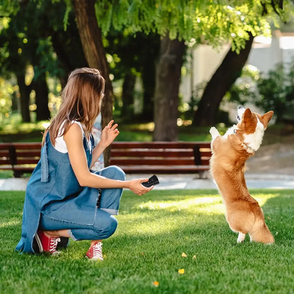 1Pcs Ultrasonic Dog Barking Deterrent Trainer with LED Light Stop Bark Control Device for Pets Training Beauty World Shop
