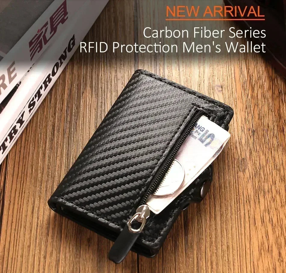Anti Thief Rfid Credit Card Holder Smart Minimalist Wallet Pocket Men Women Slim Cardholder Bank Cash Creditcard Case Bag Purse Beauty World Shop