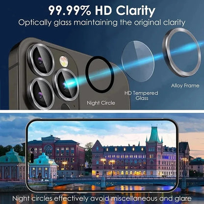 3Pcs Camera Lens Glass Protector For iPhone 11 12 13 14 15 16 Pro Max 12 13 Mini Protective Glass For iPhone 14 15 16 Plus Beauty World Shop