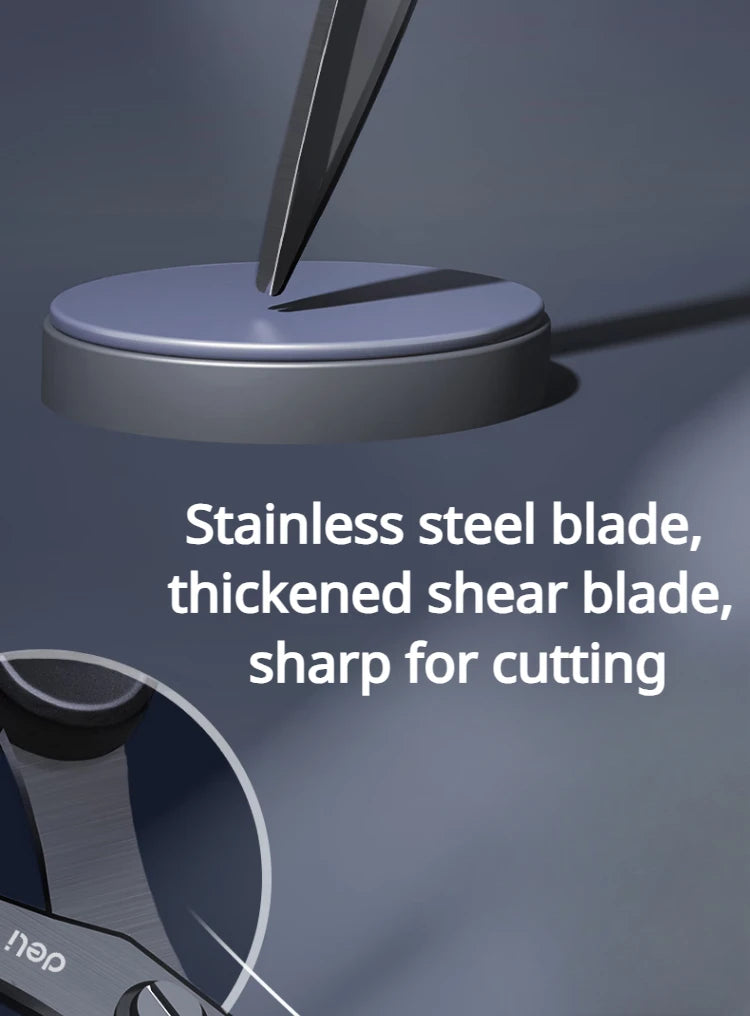 1/2Pcs 210/175mm Black Stainless Steel Scissors Business Office Stationery Home Tailor Shears Kitchen Knife Cutter Cutting Beauty World Shop