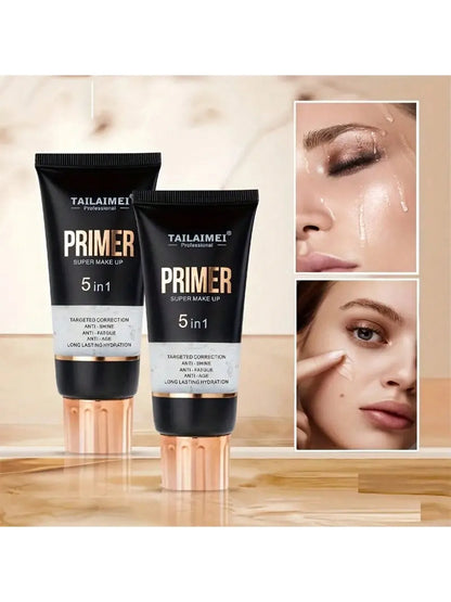 Waterproof Base Transparent Gel Makeup Primer - Full Coverage Matte Foundation With Color Retention, Natural Avocado And Rose Ex Beauty World Shop
