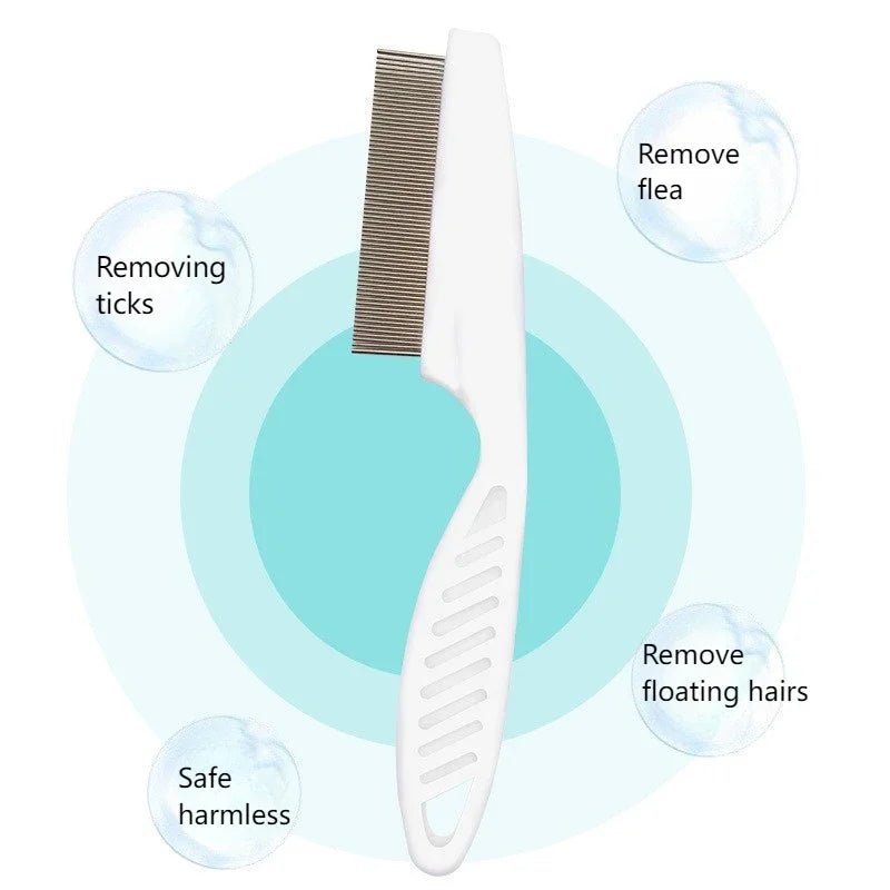 Professional Flea Comb for Dogs and Cats, Effective Grooming Tool for Removing Fleas and Ticks Beauty World Shop