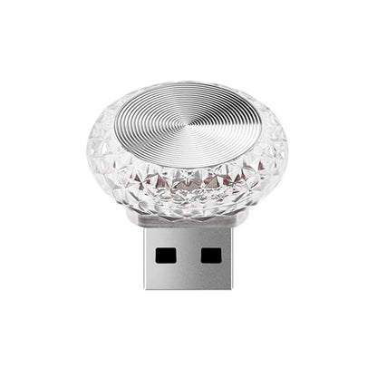 Portable Car USB Ambient Light Mini LED Decorative Atmosphere Lamps For Auto Interior Environment Light Computer Light Plug Play Beauty World Shop