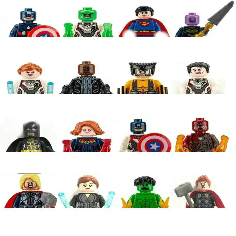 Anime Figure Hero Building Blocks Kid Gift Assembling Toy Model Characters Figurine Bricks Compatible With Lego Christmas gift Beauty World Shop