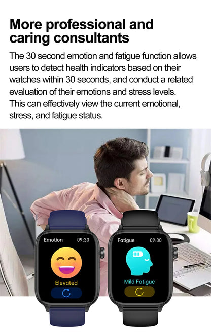 2025 New 24-Hour Health Monitoring Smart Watch Men Uric Acid Blood Lipids Heart Rate Bluetooth Call Smartwatch Women Beauty World Shop