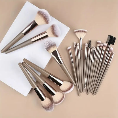 Professional 3-20PCS Makeup Brushes Set Soft Fluffy Foundation Eyeshadow Concealer Blending Blush Brush Kabuki Women Beauty Tool Beauty World Shop