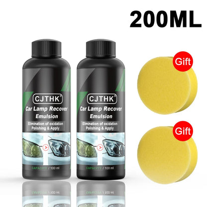 Car Headlight Restoration Polishing Kits Headlamp Scratch Remover Repair Cleaning Paste Remove Oxidation Headlight Polish Liquid Beauty World Shop