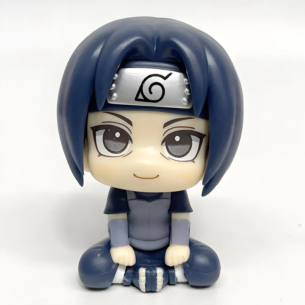 9.5/10cm Naru Shippuuden Anime Figure Q Version Kakashi Uchiha Itachi Action Figure Collection Model Toys Beauty World Shop