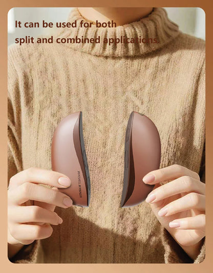 Hand Warmer Rechargeable Magnetic Design Electric Handwarmers 6000mah Split-type Skin-friendly Material Electric Heater Beauty World Shop