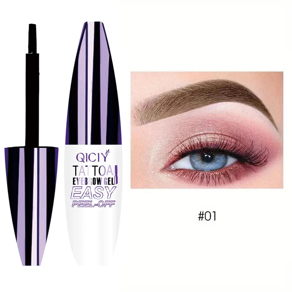 Lasting 3 Days Tattoo Easy Peel Off Eyebrow Gel Cream Types Long-Lasting Smudge-Proof Sweat Resistant  Waterproof Cosmetics Beauty World Shop