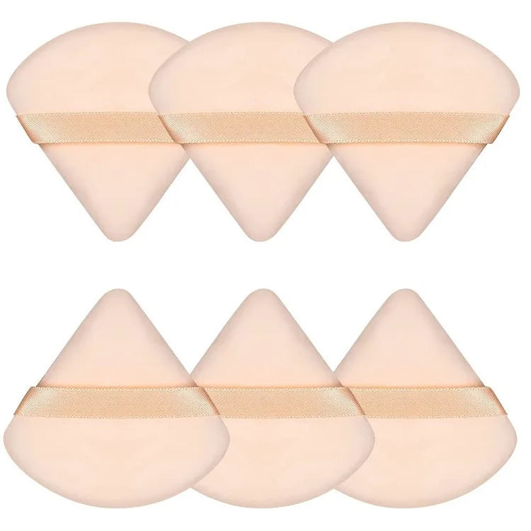 10PCS Puff Triangle Makeup Beauty Sponge Puff Triangle for Powder Makeup Blender Finger Puff Make Up Accessories Cosmetics PF03 Beauty World Shop