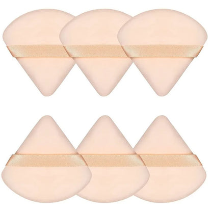 10PCS Puff Triangle Makeup Beauty Sponge Puff Triangle for Powder Makeup Blender Finger Puff Make Up Accessories Cosmetics PF03 Beauty World Shop