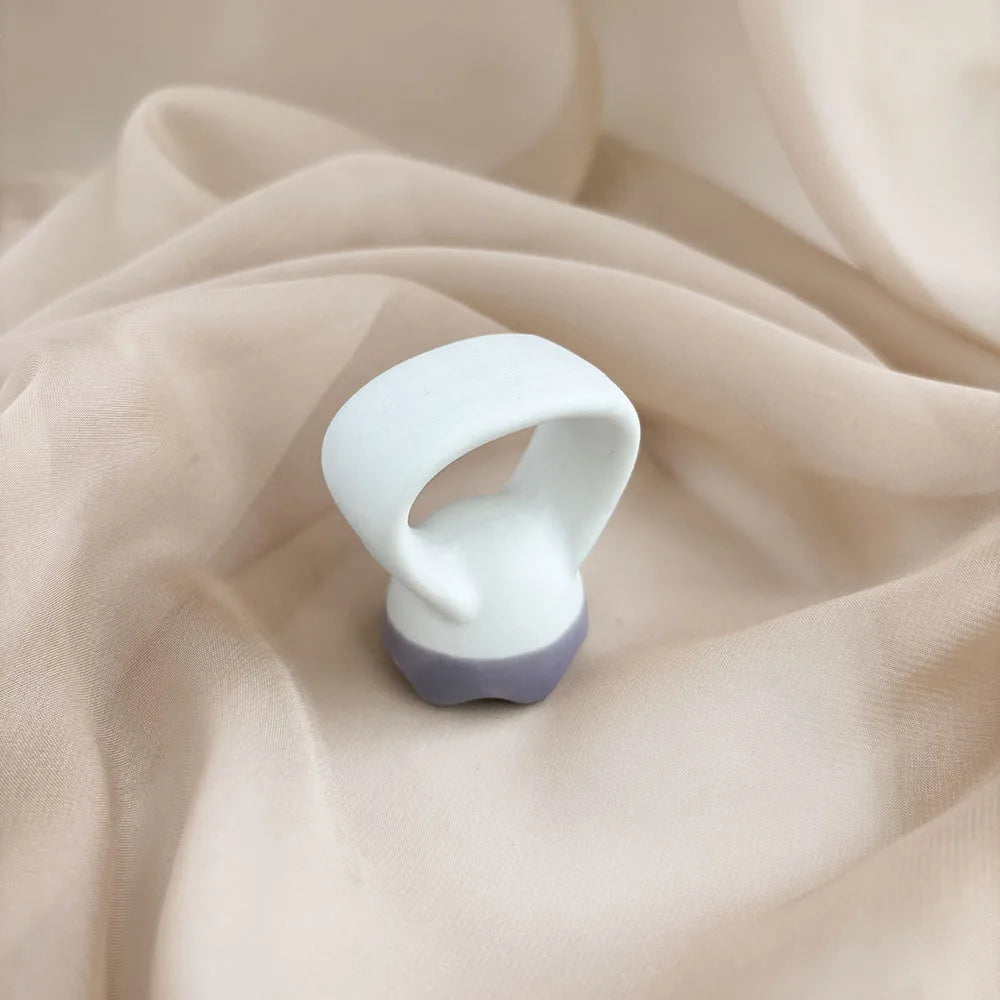Massage Gua Sha Plate Ceramic Guasha Massage Board Ring Shape Skin Tightening Compact Ergonomic for Face Head Shoulder Knee Beauty World Shop