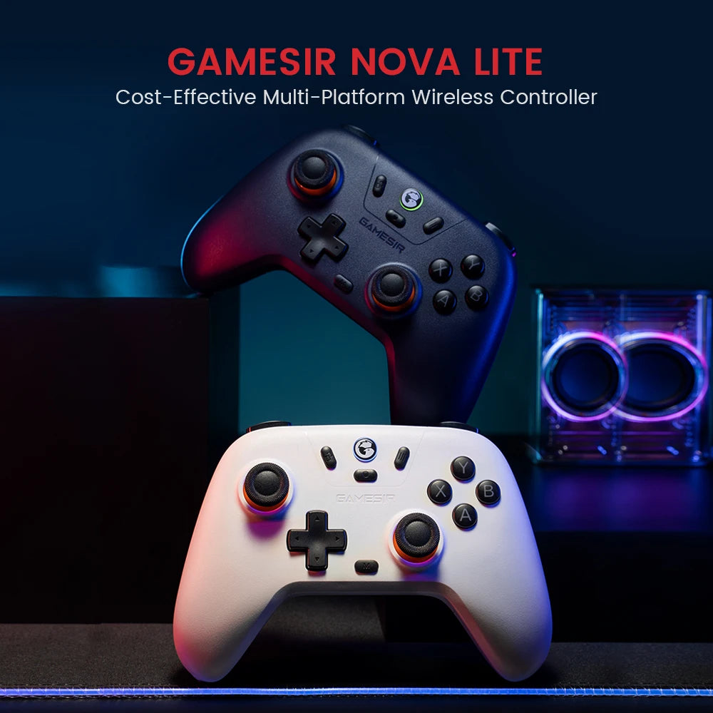 GameSir T4 Nova Lite Wireless Gamepad Game Controller for Switch, Android, IOS, PC & Steam Games Hall Effect Stick Beauty Fashion