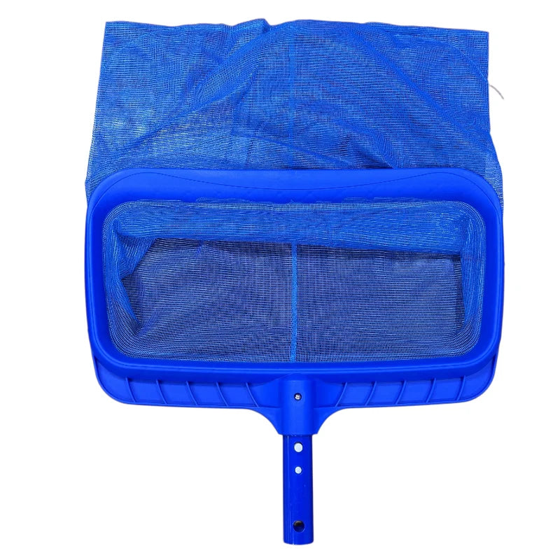 Pool Leaf Rake Large Capacity Deep Bag Thickened Frame Pool Skimmer Net With Detachable Handle Beauty World Shop