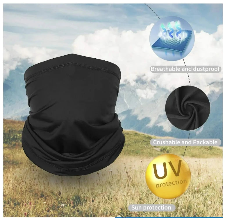 Cool Face Mask Breathable Sunscreen Scarf Outdoor Fishing Magic Face Scarf Neck Sleeve Cycling Mask Sports Headgear Beauty World Shop