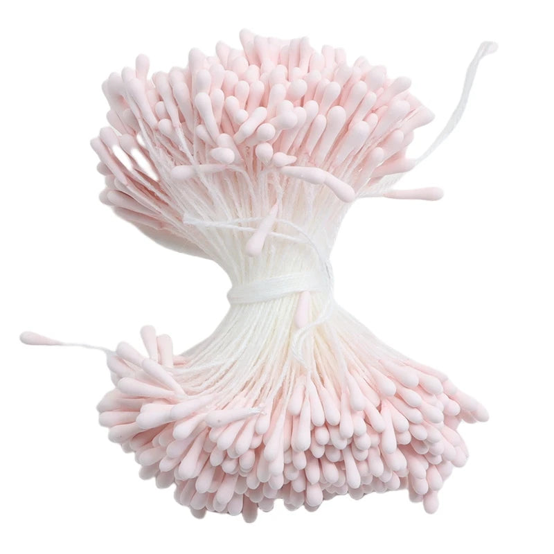 400pcs 2mm Moulti Options Artificial Flower stamen Mini Pearl Floral pistil For Wedding Party Home Decoration DIY Accessories Beauty World Shop