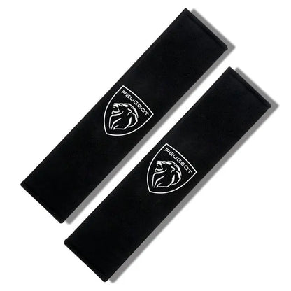 2PCS Car Interior Accessories Auto Seat Belt Cover Shoulder Pads For Peugeot 206 307 308 3008 207 208 407 508 2008 Car Styling Beauty World Shop