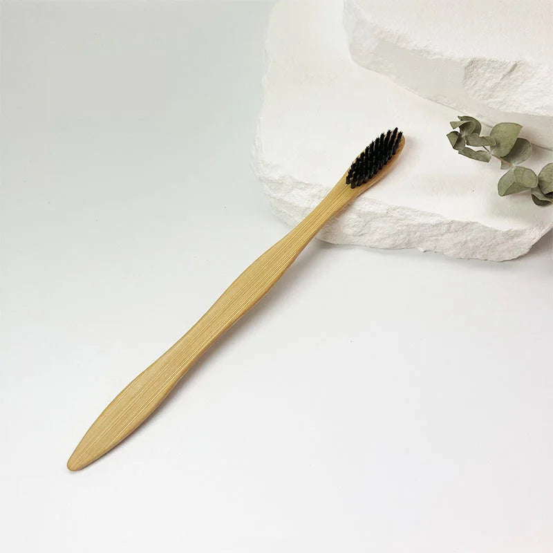 10/20/50/100/150Pcs Disposable adult bamboo soft bristled toothbrush wooden toothbrush clean mouth reusable for home and hotel Beauty World Shop