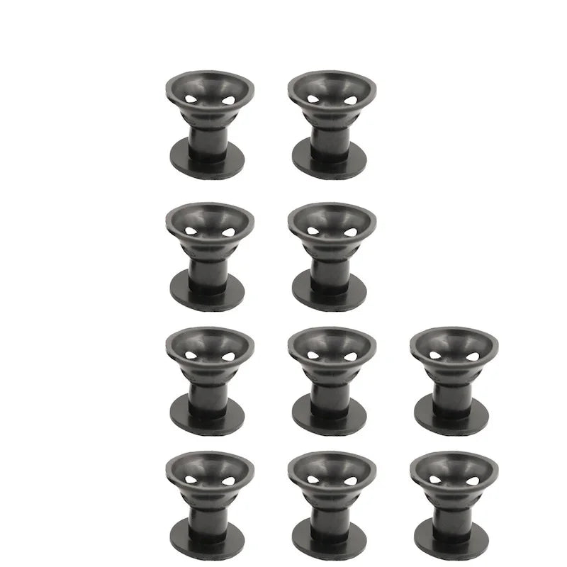 Heatless Hair Curlers Set: 10 Pieces Including Large and Small Soft Overnight Rollers for Women and Kids Lazy Curling Rods Beauty World Shop