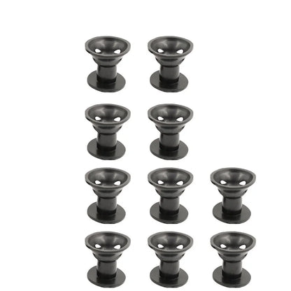 Heatless Hair Curlers Set: 10 Pieces Including Large and Small Soft Overnight Rollers for Women and Kids Lazy Curling Rods Beauty World Shop