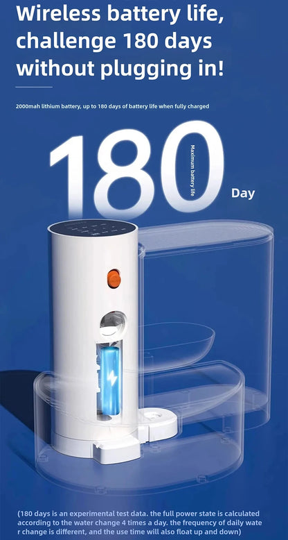 Smart Dump Cat Water Dispenser Running Water Rechargeable Automatic Water Dispenser For Pet Dogs Beauty World Shop