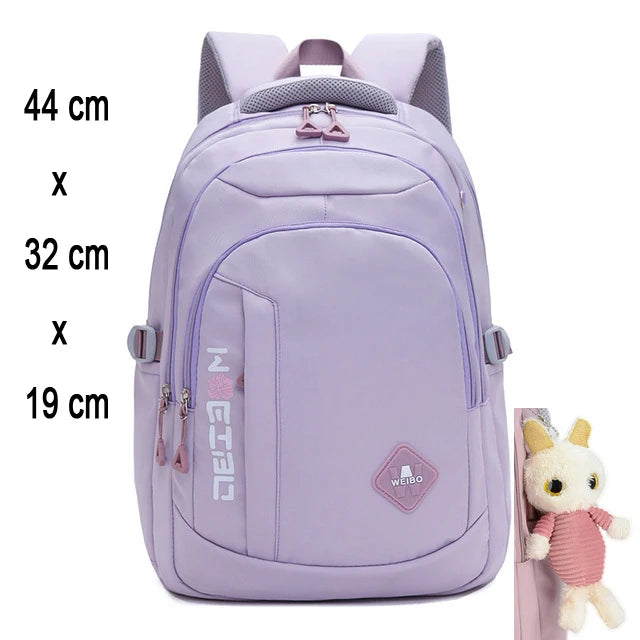 Girl School Bag Backpack Back Pack For Teenager Women Children Female Pink Schoolbag Primary High Bagpack Class Teens Child Kids Beauty World Shop