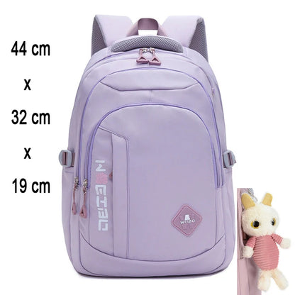 Girl School Bag Backpack Back Pack For Teenager Women Children Female Pink Schoolbag Primary High Bagpack Class Teens Child Kids Beauty World Shop