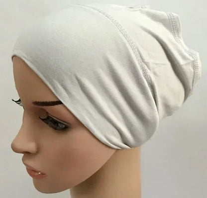 2020 soft modal inner Hijab Caps Muslim stretch Turban cap Islamic Underscarf Bonnet hat female headband tube cap turbante mujer Beauty World Shop