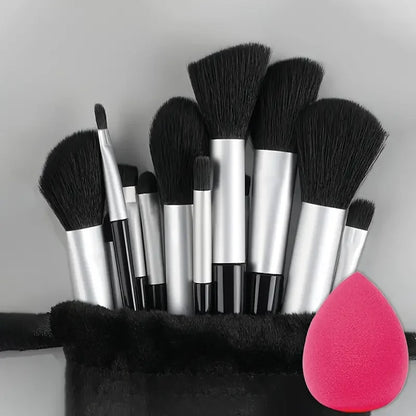 Professiona 13PCS Makeup Brushes Set Foundation Eyeshadow Blush Powder Blending Soft Fluffy Cosmetic Full Set Female Makeup Tool Beauty World Shop