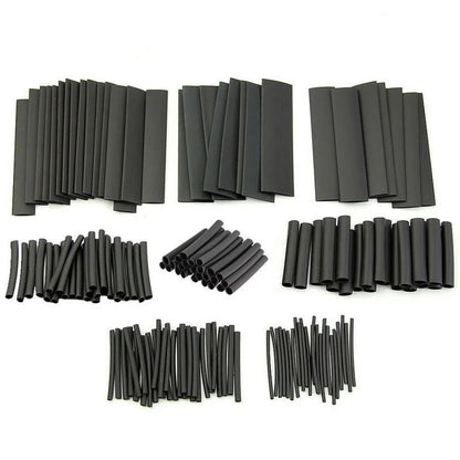 127Pcs Heat Shrink Tube Sleeving Tubing Assortment Kit Electrical Connection Electrical Wire Wrap Cable Waterproof Shrinkage 2:1 Beauty World Shop