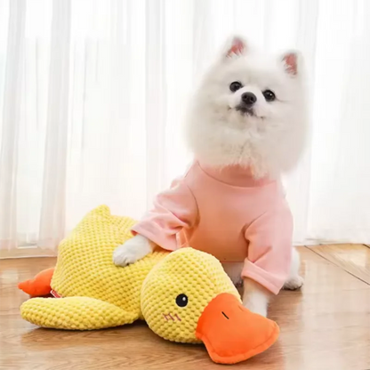 Cute dog Toy Stomping Duck Bite Resistant Grinding Teeth Cleaning Large Dog Interactive Entertainment Puppy Boredom Plush Toy Beauty World Shop