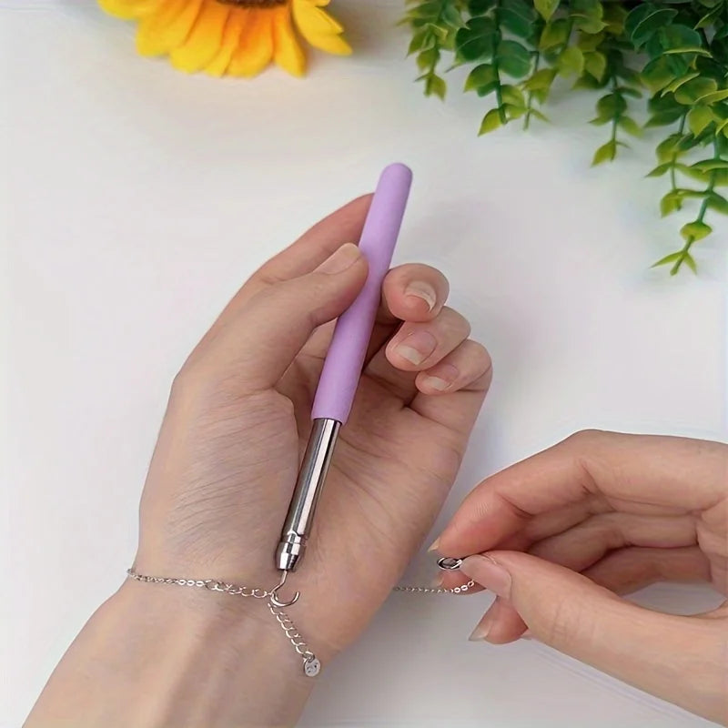 Help Wear Bracelet Tool Partner Jewelry Helper Fastening Aid Quickly Unfasten Hooking Equipment Pliers Clasps Ties Zipper Craft Beauty World Shop