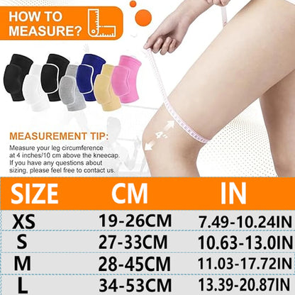 Professional Shock-Absorbing Knee Pads (2 PCS) - EVA Protection for Volleyball,Football - Multi-Sport Use for Men, Women & Kids Beauty World Shop