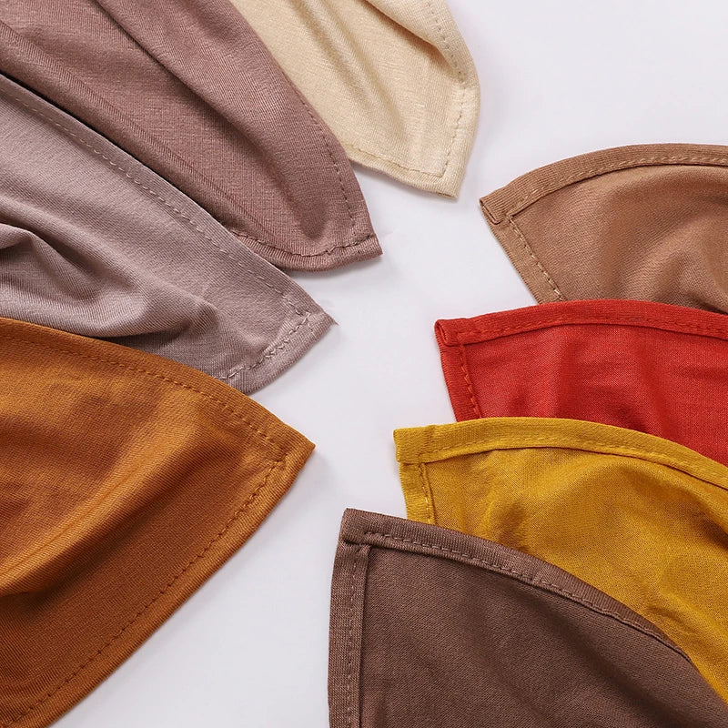 Premium Jersey Instant Hijab Good Stitch Stretchy Jersey Scarf Malaysia Wraps Plain Muslim Turban Headband Shawls Supplier Beauty World Shop