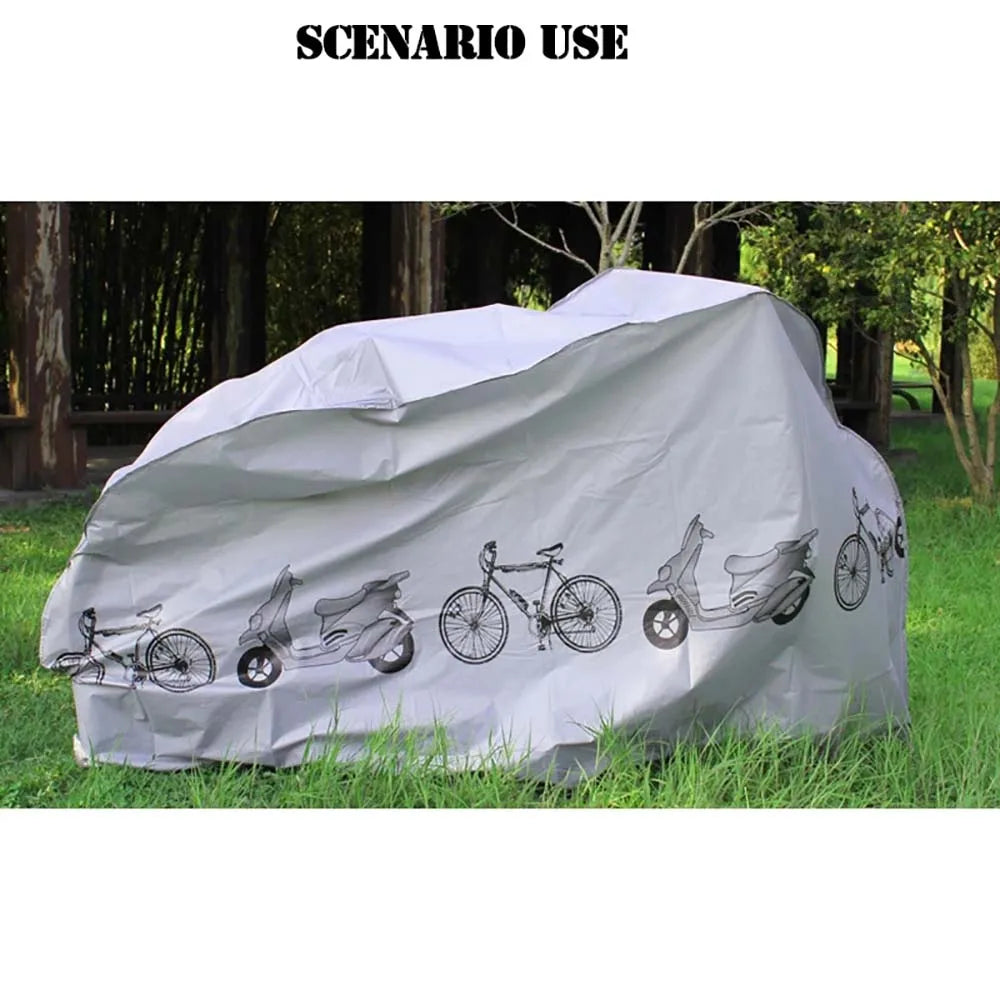 Waterproof Bike Cover Sun Protection Outdoor Bicycle Cover Multifunctional Electric Vehicle Cover for Bicycle Prevent Rain Beauty World Shop