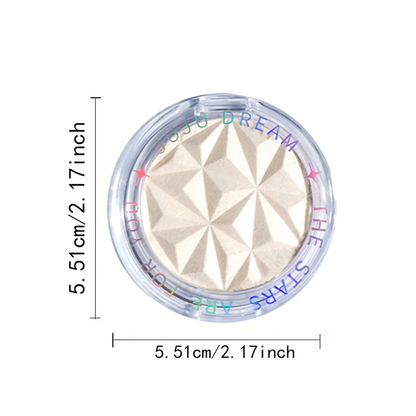 Shimmer Diamond Glow Highlighter – 2-Color Palette for Contour, Brighten, Radiant Skin, Festival & Party Makeup Essential Tool Beauty World Shop