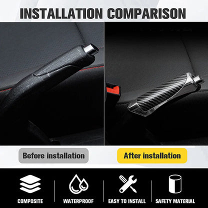 Universal Auto Car ABS HandBrake Cover Handle Protector Hand Brake Sleeve Protection Cover Car Modificate Accessories Case Beauty World Shop